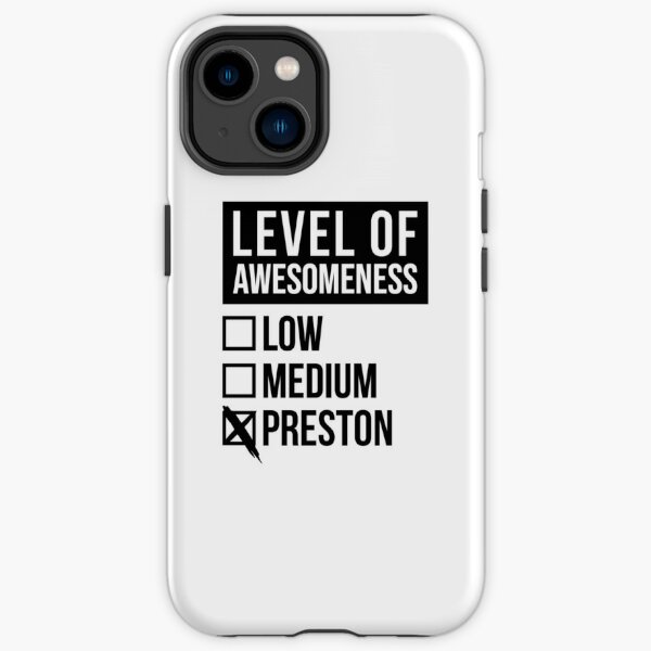 Level Of Preston iPhone Tough Case RB1207 product Offical preston Merch