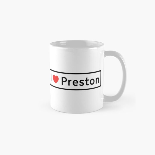 I Love Preston! Classic Mug RB1207 product Offical preston Merch