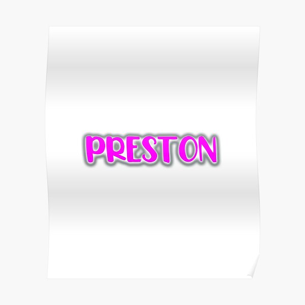 PRESTON Poster RB1207 product Offical preston Merch