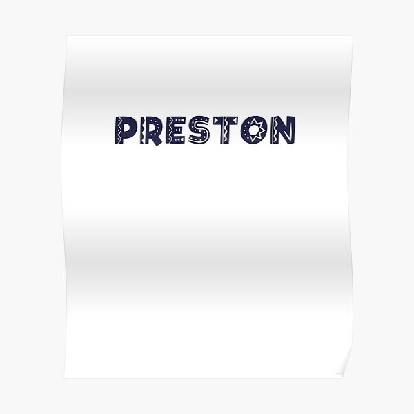 PRESTON Poster RB1207 product Offical preston Merch