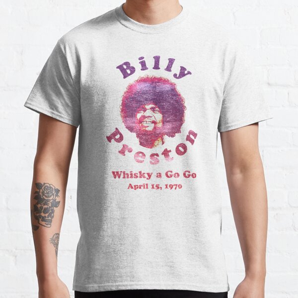 Billy Preston live Whisky a Go Go 1970 retro vintage Classic T-Shirt RB1207 product Offical preston Merch