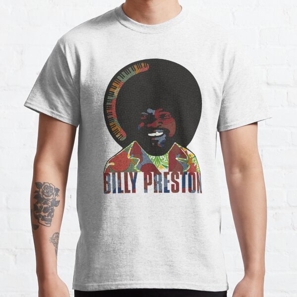 Billy Preston Graphic portrait Classic T-Shirt RB1207 product Offical preston Merch
