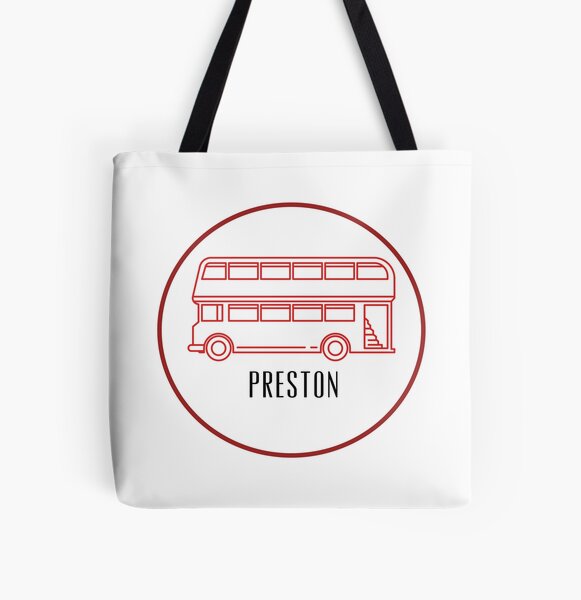 Preston Double Decker Bus All Over Print Tote Bag RB1207 product Offical preston Merch