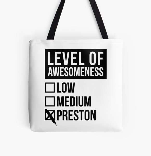 Level Of Preston All Over Print Tote Bag RB1207 product Offical preston Merch