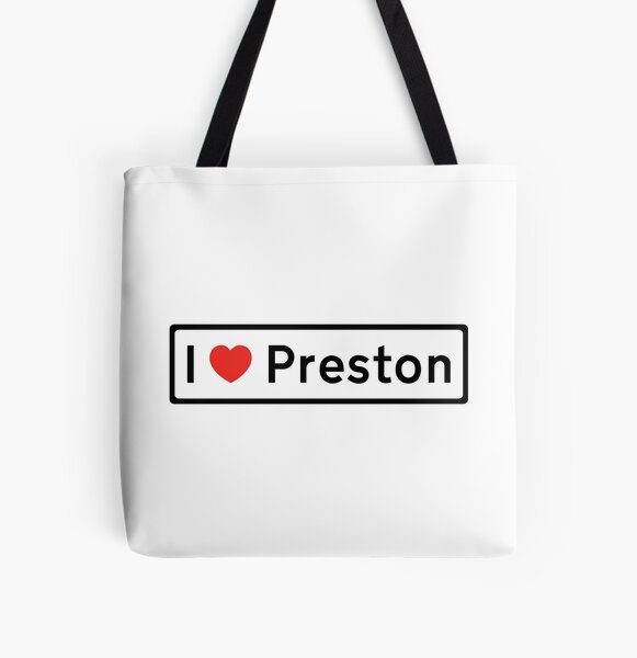 I Love Preston! All Over Print Tote Bag RB1207 product Offical preston Merch