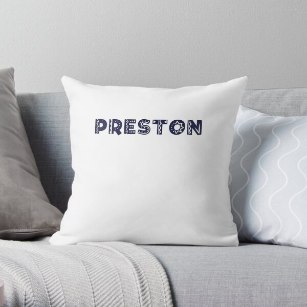 PRESTON Throw Pillow RB1207 product Offical preston Merch