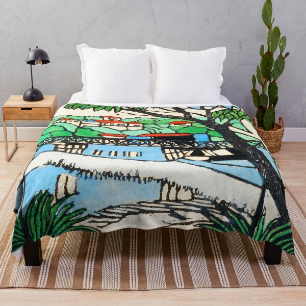 Margaret Preston in the town Throw Blanket RB1207 product Offical preston Merch