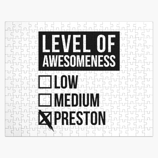 Level Of Preston Jigsaw Puzzle RB1207 product Offical preston Merch