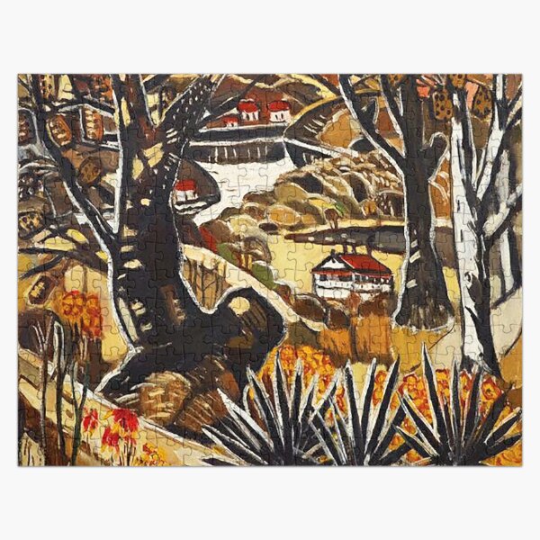 my town by Margaret Preston Jigsaw Puzzle RB1207 product Offical preston Merch