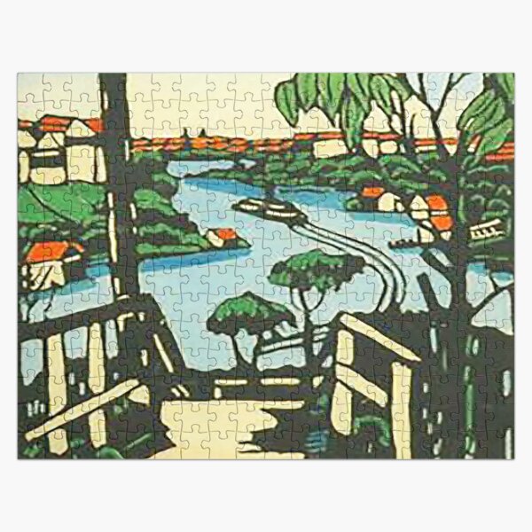 the city by Margaret Preston Jigsaw Puzzle RB1207 product Offical preston Merch