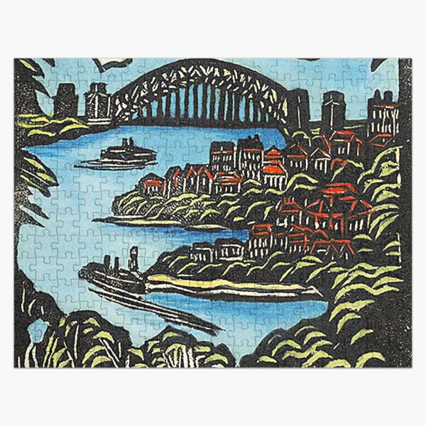 view on bridge  by Margaret Preston Jigsaw Puzzle RB1207 product Offical preston Merch